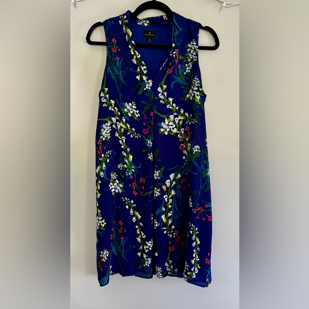 Worthington Women’s Sleeveless Floral Shift Dress